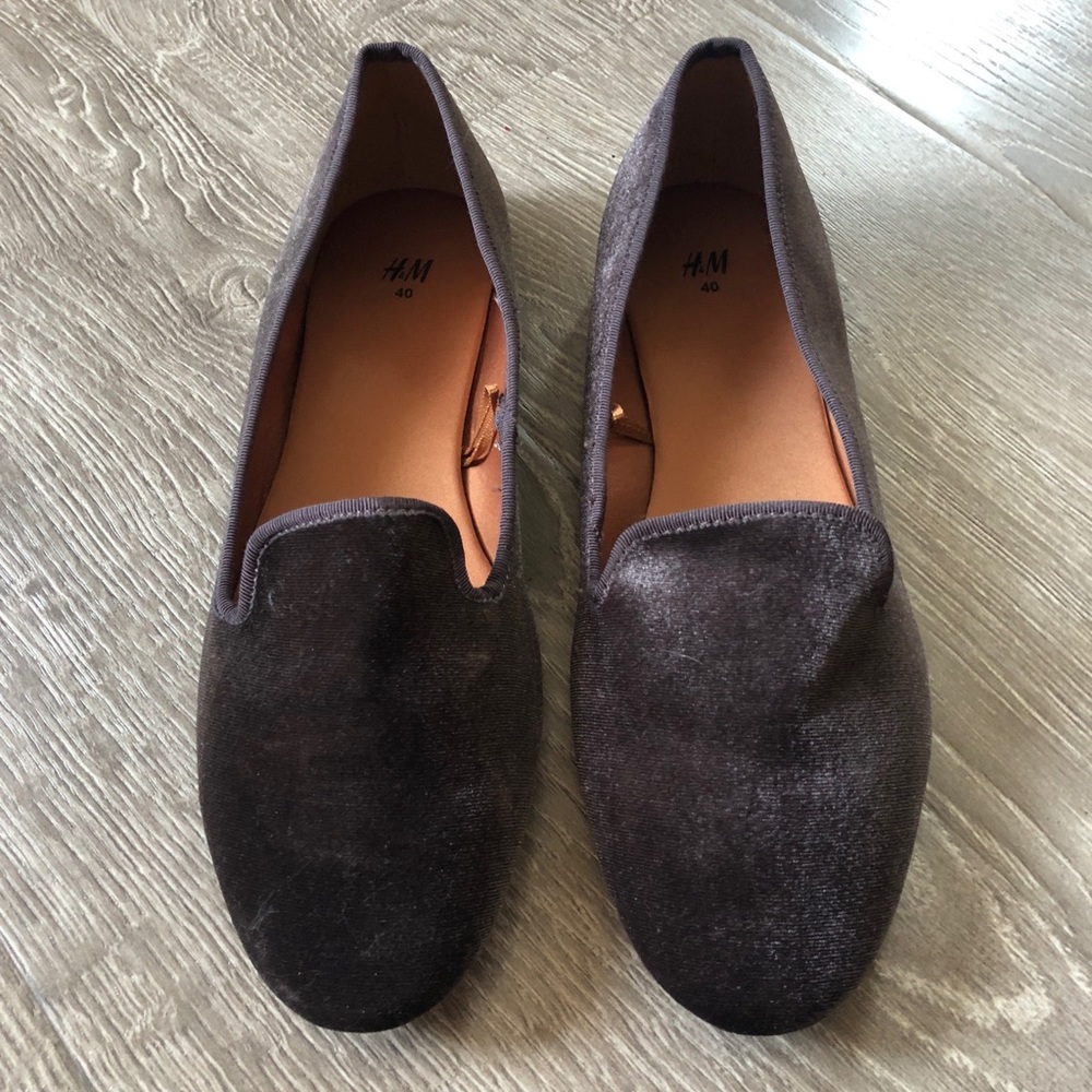 Purple Suede H&M Loafers